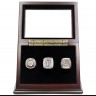 MLB 2010 2012 2014 San Francisco Giants World Series Championship Replica Fan Rings with Wooden Display Case Set