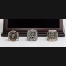 MLB 2010 2012 2014 San Francisco Giants World Series Championship Replica Fan Rings with Wooden Display Case Set