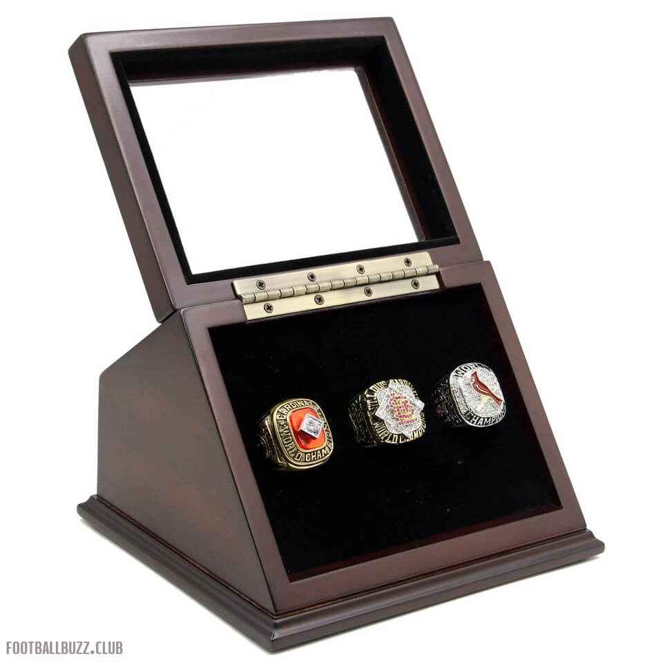 MLB 1982 2006 2011 St.Louis Cardinals World Series Championship Replica Fan Rings  Set