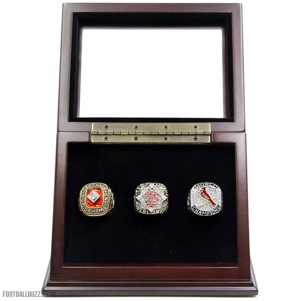 MLB 1982 2006 2011 St.Louis Cardinals World Series Championship Replica Fan Rings  Set