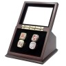 NCAA 1992 2009 2011 2012 Alabama Crimson Tide Championship Replica Fan Rings with Wooden Display Case Set