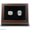 NFL 2000 2012 Baltimore Ravens Super Bowl Championship Replica Fan Rings with Wooden Display Case Set