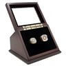 NFL 1985 2006 Chicago Bears Super Bowl Championship Replica Fan Rings with Wooden Display Case Set