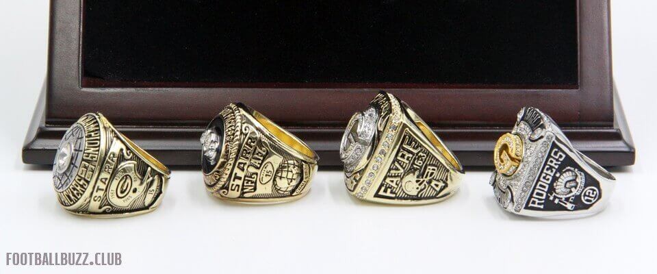 NFL 1966 1967 1996 2010 Green Bay Packers Super Bowl Championship ...