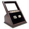NFC 1979 NFL 1999 St. Louis Rams Championship Replica Fan Rings with Wooden Display Case Set
