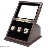 New Jersey Devils 1995, 2000 & 2003 NHL Stanley Cup Championship Ring Set - Yes - 10